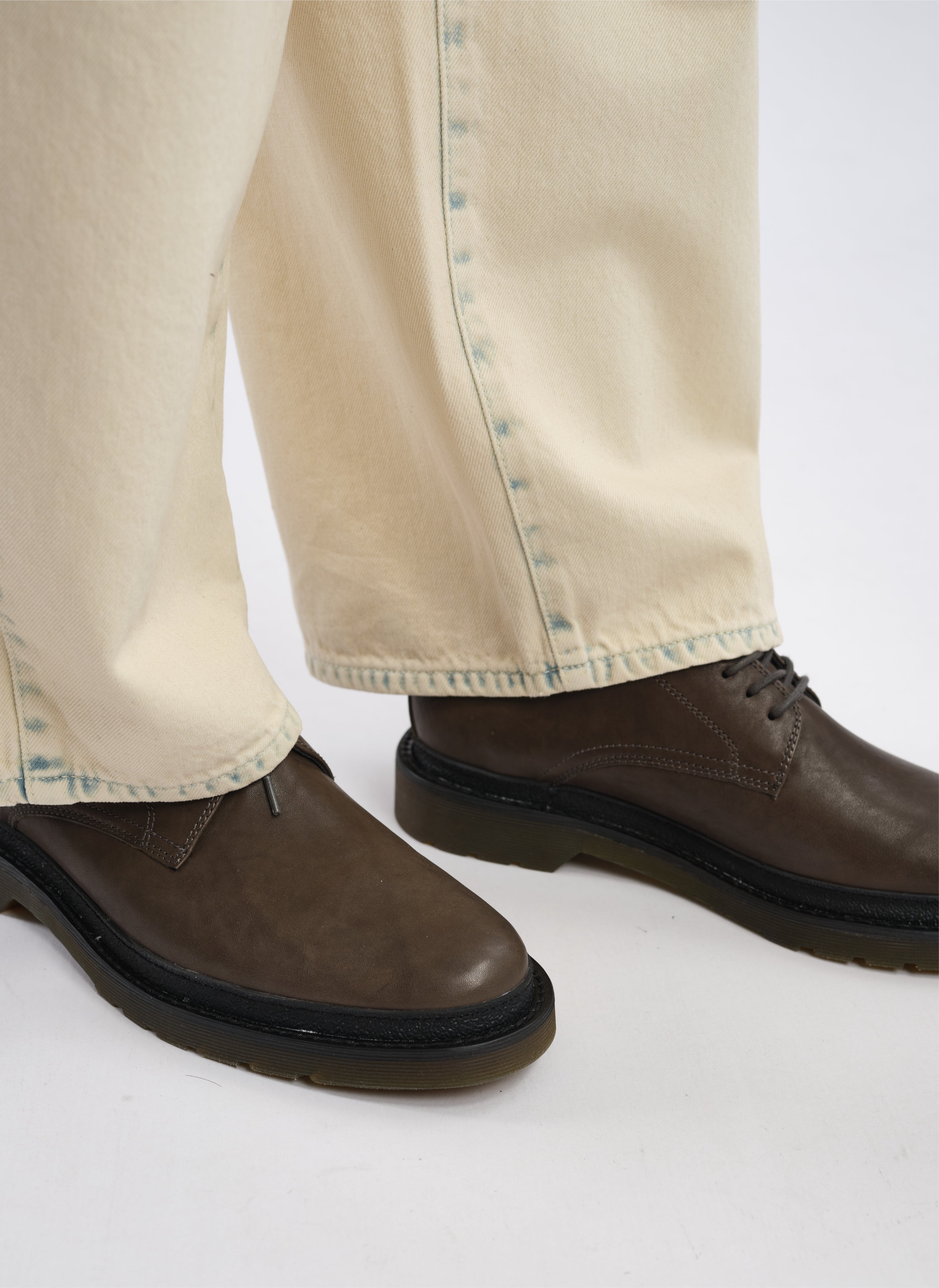 Leather Derby Shoes - Image 3
