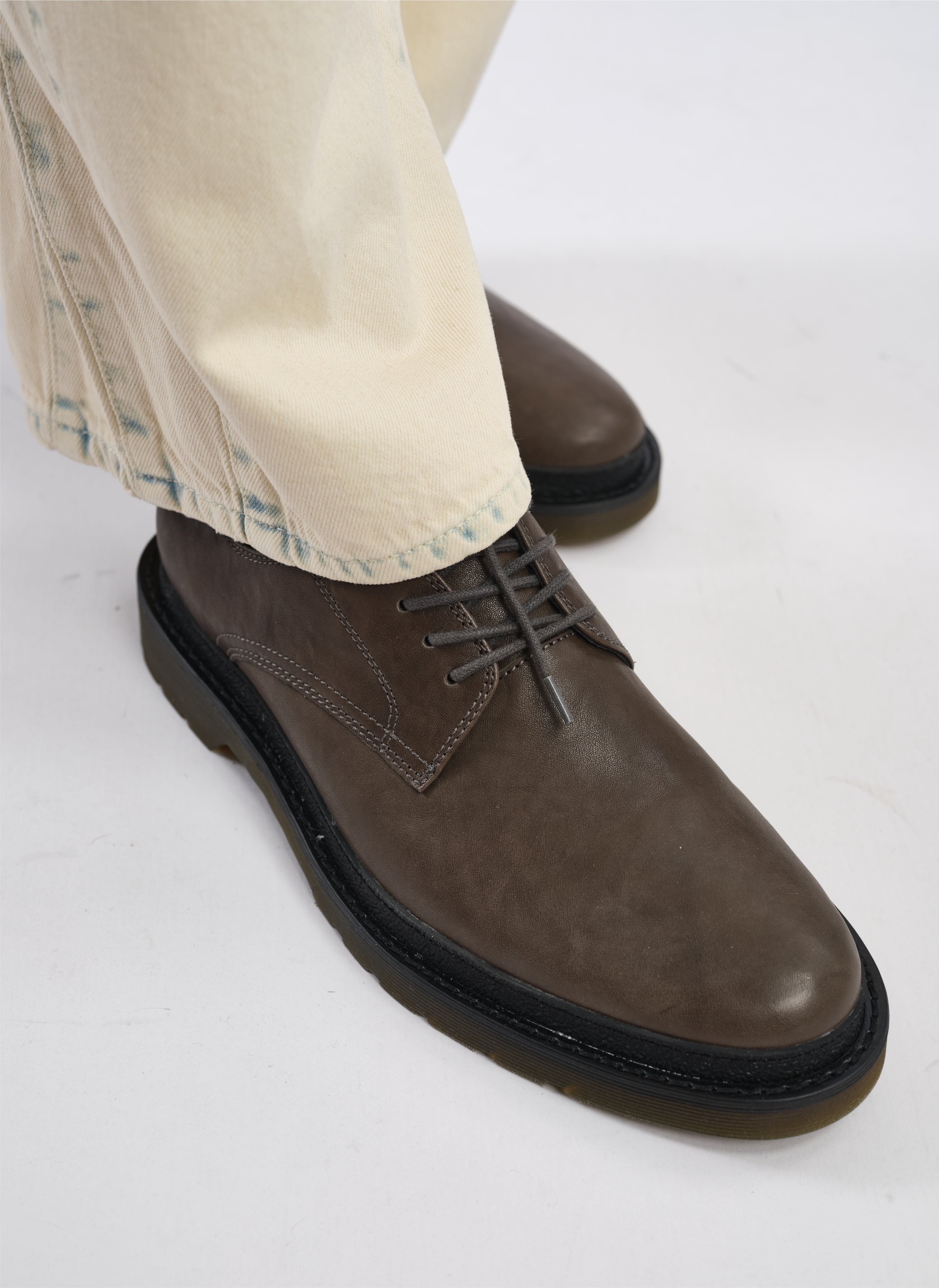 Leather Derby Shoes - Image 2