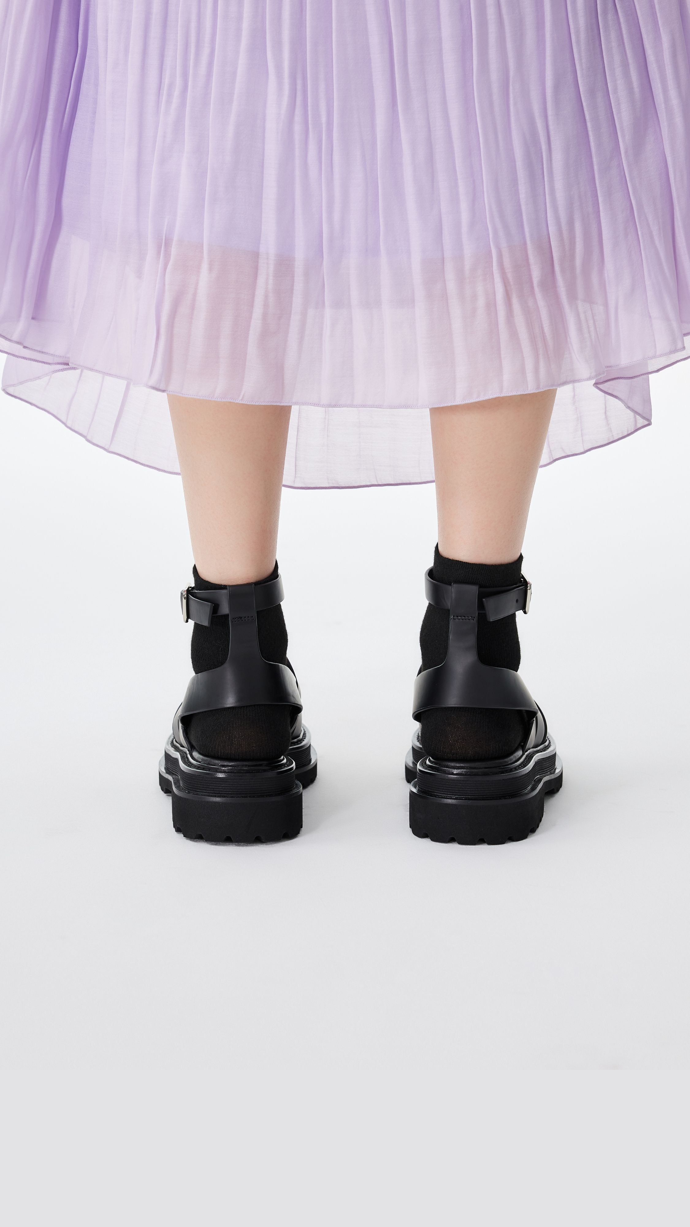 Leather Strappy Sandals - Image 5